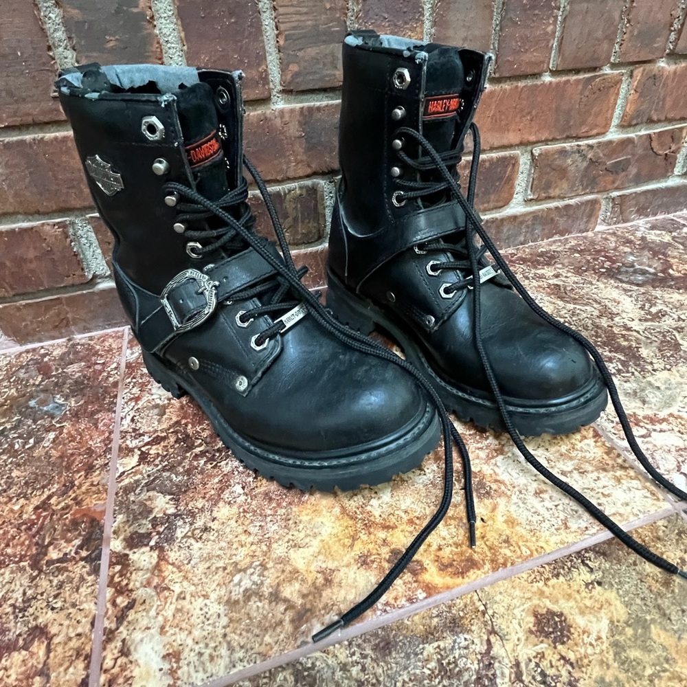 Harley Davidson Ladies Biker Boots